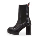 Tommy Hilfiger Členková obuv Elevated Plateau Chelsea Bootie FW0FW07542 Čierna