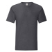 Grey Iconic Combed Cotton T-shirt Fruit of the Loom