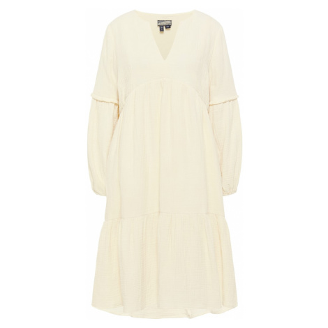 DreiMaster Vintage Šaty  biela ako vlna