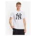 47 Brand Tričko New York Yankees Checkerboard '47 Echo Tee Biela Regular Fit