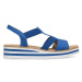 Rieker Sandále V0209-14 Modrá