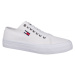 Tommy Hilfiger LONG LACE UP VULC Pánska voľnočasová obuv, biela, veľkosť