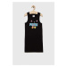 Dievčenské šaty Puma PUMA x SPONGEBOB Tank Dress G čierna farba, mini, priliehavá