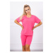 Set of top+leggings fuchsia