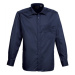 Premier Workwear Pánska košeľa s dlhým rukávom PR200 Navy -ca. Pantone 2766