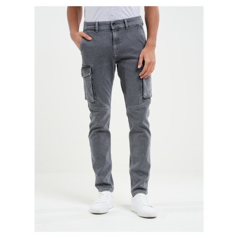 Big Star Man's Tapered Trousers Denim 190063 Denim-890