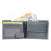 Pánska peňaženka z pravej kože - sivá