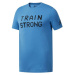 Reebok GS TRAIN STRONG TEE Pánske tričko, modrá, veľkosť