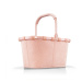 Nákupný košík Reisenthel Carrybag Frame Cord blush