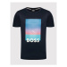 Boss Tričko Tessler 50469501 Tmavomodrá Slim Fit