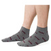 Sivé pánske/chlapčenské ponožky s potlačou áut Art.025 HA048, GRAY MELANGE