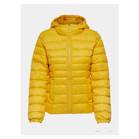 Žltá zimná prešívaná bunda ONLY New Thao