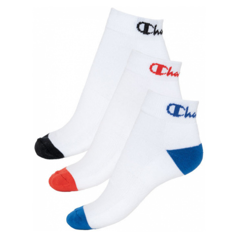 3PACK ponožky Champion biele (Y082D-8LZ) L