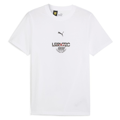 Ferrari pánske tričko Driver Leclerc 16 white F1 Team 2024 Puma