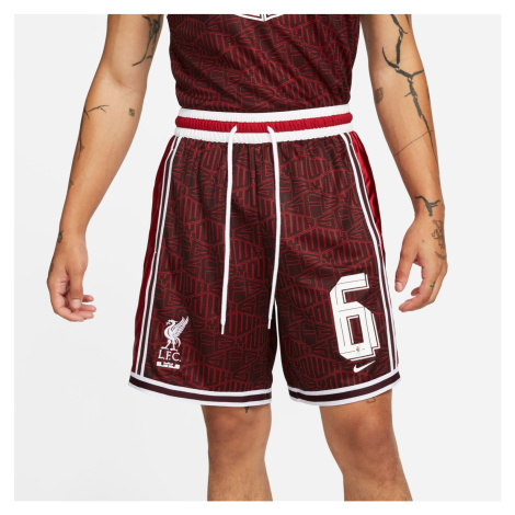 Nike DNA+ 8" LeBron X Liverpool FC Basketball Shorts - Unisex - Kraťasy Nike - Červené - DX0144-