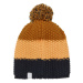 Detská zimná čiapka COLOR KIDS Hat - Colorblock-3520-Orange Pop