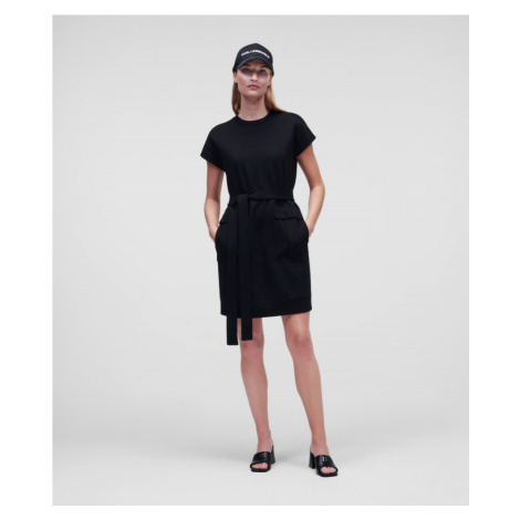 Šaty Karl Lagerfeld Safari Pocket Dress Čierna