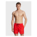 Calvin Klein Swimwear Plavecké šortky KM0KM00810 Červená Regular Fit