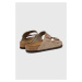 Semišové šľapky Birkenstock Arizona 51461.TAUP-TAUPE, pánske, šedá farba