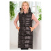 Z6757 DEWBERRY WOMEN'S VEST-LIGHT BLACK