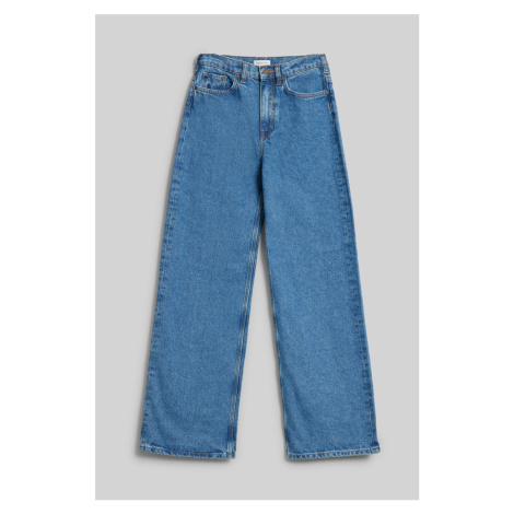 DŽÍNSY GANT WIDE FIT JEANS MID BLUE WORN IN