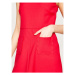 Red Valentino Každodenné šaty TR3VAM15 Červená Slim Fit