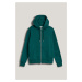 MIKINA GANT REG TONAL SHIELD ZIP HOODIE DEEP FOREST