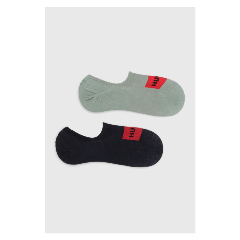 Ponožky HUGO 2-pak pánske,šedá farba,50468117 Hugo Boss