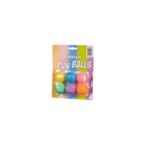 Stolnotenisové loptičky TIBHAR Tibhar Funballs, x6, multicolor