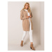 Dámsky kabát Fashionhunters i523_MBM-PL-1518.95Pbeżowy