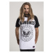 Mr. Tee Ramones Circle Raglan Tee wht/blk