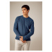 DEFACTO Standard Fit Crew Neck Sweater