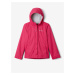 Dark Pink Girly Waterproof Hooded Jacket Columbia Arcadia - Unisex