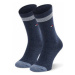 Tommy Hilfiger Súprava 2 párov vysokých detských ponožiek 354009001 Modrá