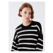 LC Waikiki Crew Neck Striped Long Sleeve Women's Knitwear Sweater