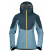 Bergans Senja Hybrid Softshell W Jacket Smoke Blue/Orion Blue/Light Golden Yellow Lyžiarska bund