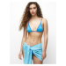 Pull&Bear Bikinový top  modrá / tmavomodrá