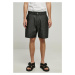 Denim Bermuda shorts dark black