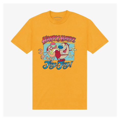 Queens Park Agencies - Ren & Stimpy Joy Joy Unisex T-Shirt Yellow