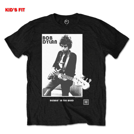 Bob Dylan tričko Blowing in the Wind Čierna