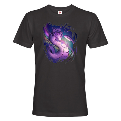 Pánské fantasy tričko s magickým drakom - tričko pre milovníka drakov