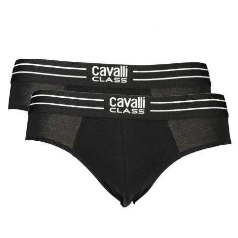 CAVALLI CLASS pánske slipy čierne Roberto Cavalli