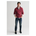 MIKINA GANT REG SHIELD HALF ZIP SWEAT WINE RED