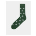 Zelené vzorované ponožky Fusakle Hviezda v lese
