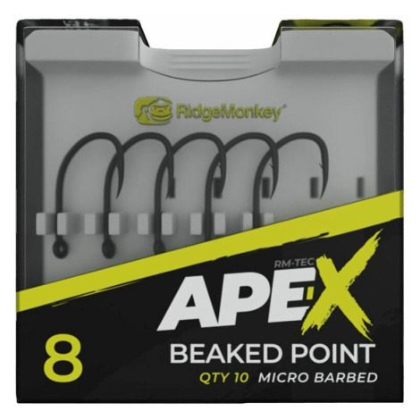 Ridgemonkey háčik ape-x beaked point barbed 10 ks - veľkosť 4