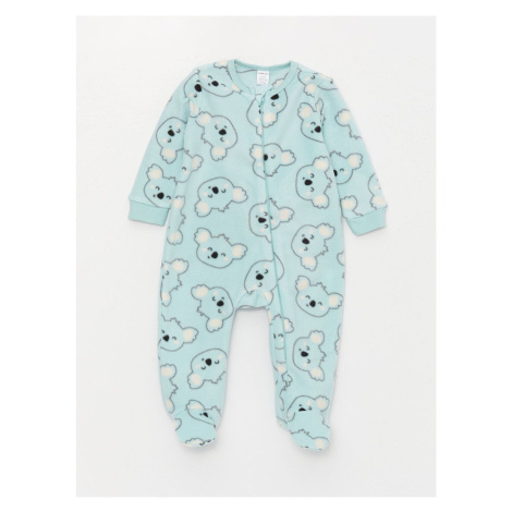 LC Waikiki Lcw Crew Neck Long Sleeve Patterned Unisex Baby Rompers