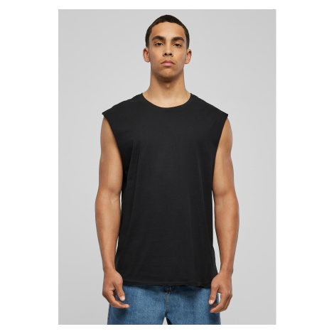 Black Sleeveless T-shirt with Open Edge Urban Classics