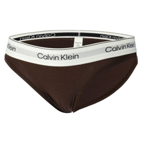 Calvin Klein MODERN COTTON NAT-BIKINI Dámske nohavičky, hnedá, veľkosť