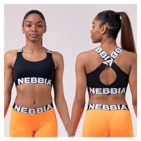 NEBBIA - Športová podprsenka POWER YOUR HERO 535 (black) - NEBBIA