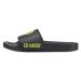 Ed Hardy  Sexy beast sliders black-fluo yellow  Žabky Čierna